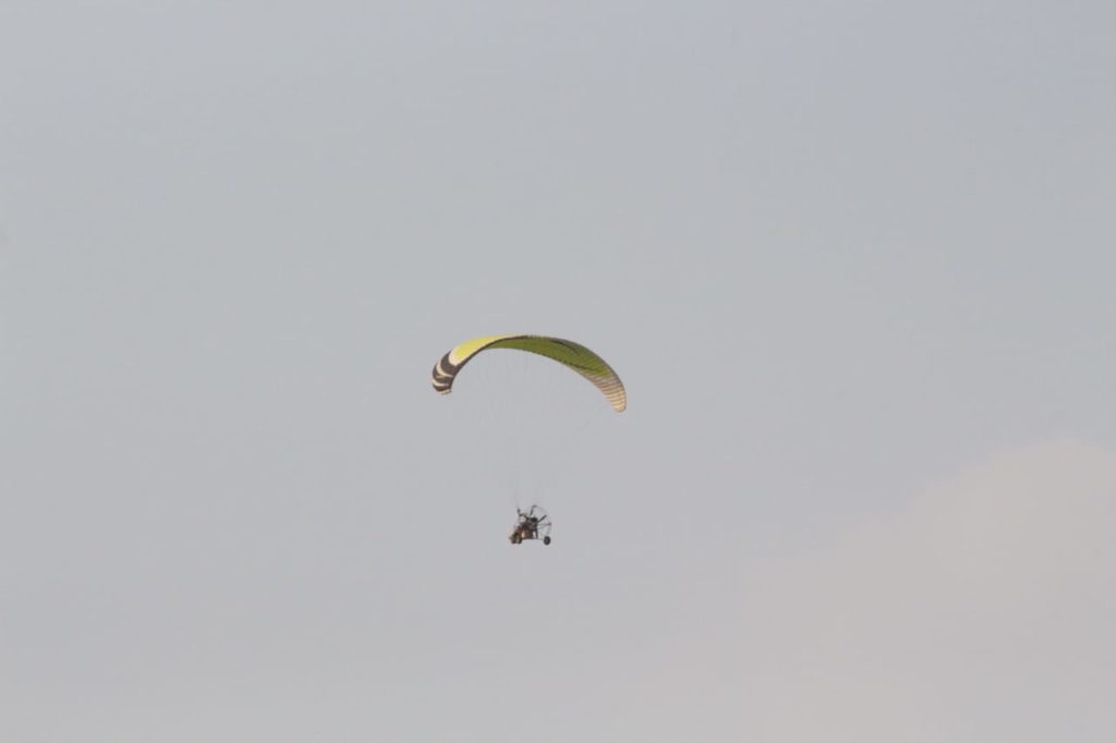 Paragliding at anjuna beach